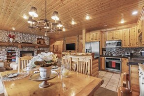 Fridge, microwave, oven, stovetop - Abode at Black Bear #207, hot tub, pool & gym, Deer Valley (Park City)