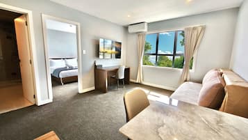 Desk, iron/ironing board, free WiFi, bed sheets