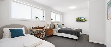 4 chambres, fer et planche Ă repasser, Wi-Fi, literie fournie