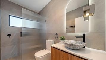 Hair dryer, towels