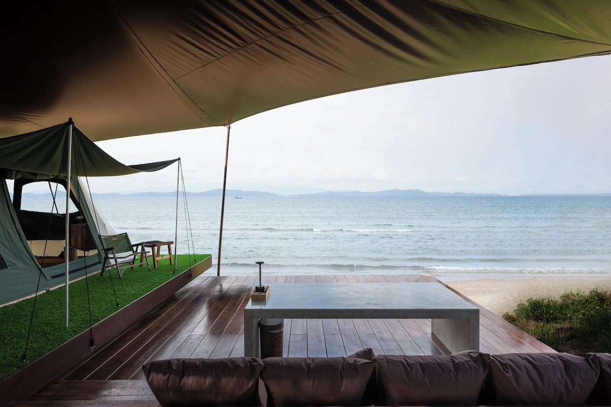 Superior Tent, Sea View, Oceanfront | Bathroom