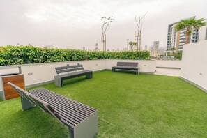 Terrace/patio - Peaceful and Cozy Studio | Burj Khalifa View (Dubai)