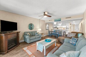 TV - Turtle Cove at Sugar Beach E16 | Oceanfront, Sleeps 4, Pool (Panama City Beach)
