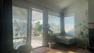 Smart TV, fireplace, computer monitors, printers