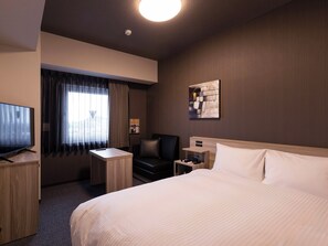 Double Room, Non Smoking | Desk, laptop workspace, blackout curtains, free WiFi - Hotel Route Inn Imizu (Imizu)