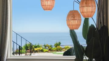 Vue depuis lâhĂ©bergement