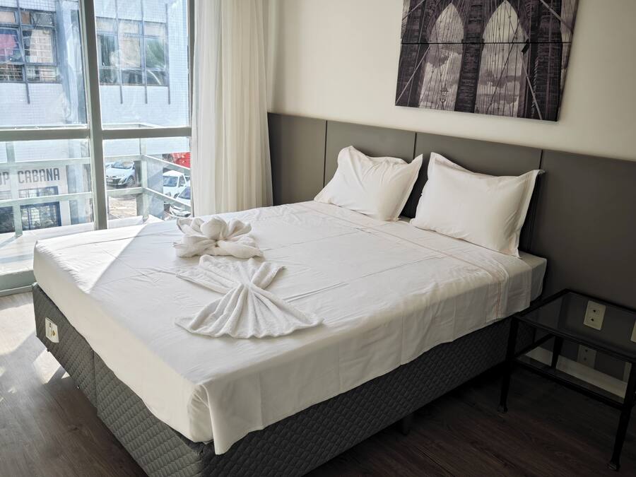 Leilighet, 1 queensize-seng, ikke-røyk | 1 soverom, wi-fi (inkludert) og sengetøy