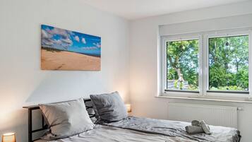 2 chambres, fer et planche Ă repasser, Wi-Fi gratuit, draps fournis