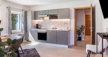Holiday Apartment 'Tirolee Marchegg - Almenland' with Mountain View, Shared Terrace and Wi-Fi