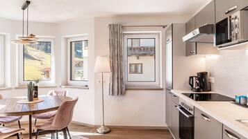 KĂŒhlschrank, Mikrowelle, Ofen, Herdplatte