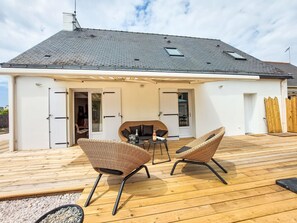 Terrace/patio - Plage, port et commerces à 2 pas by Interhome (La Turballe)