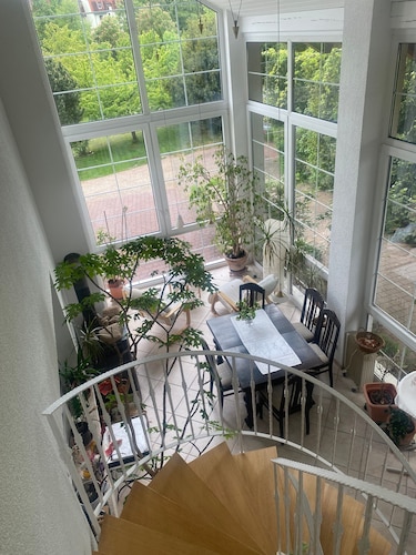 Ferienwohnung 'Im Schönen Garten' mit Privatem Garten, Balkon und Wi-Fi
