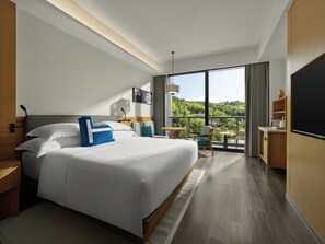 Down comforters, free minibar items, in-room safe, desk - Homm Wenzhou Nanxijiang (Wenzhou)