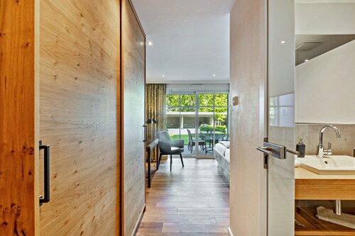 Ferienwohnung 'Mit Terrasse' mit privater Terrasse, Gemeinschaftsgarten und Wi-Fi