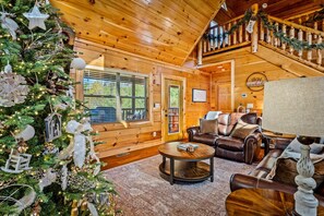 Smart-tv, eldstad och tv-spel