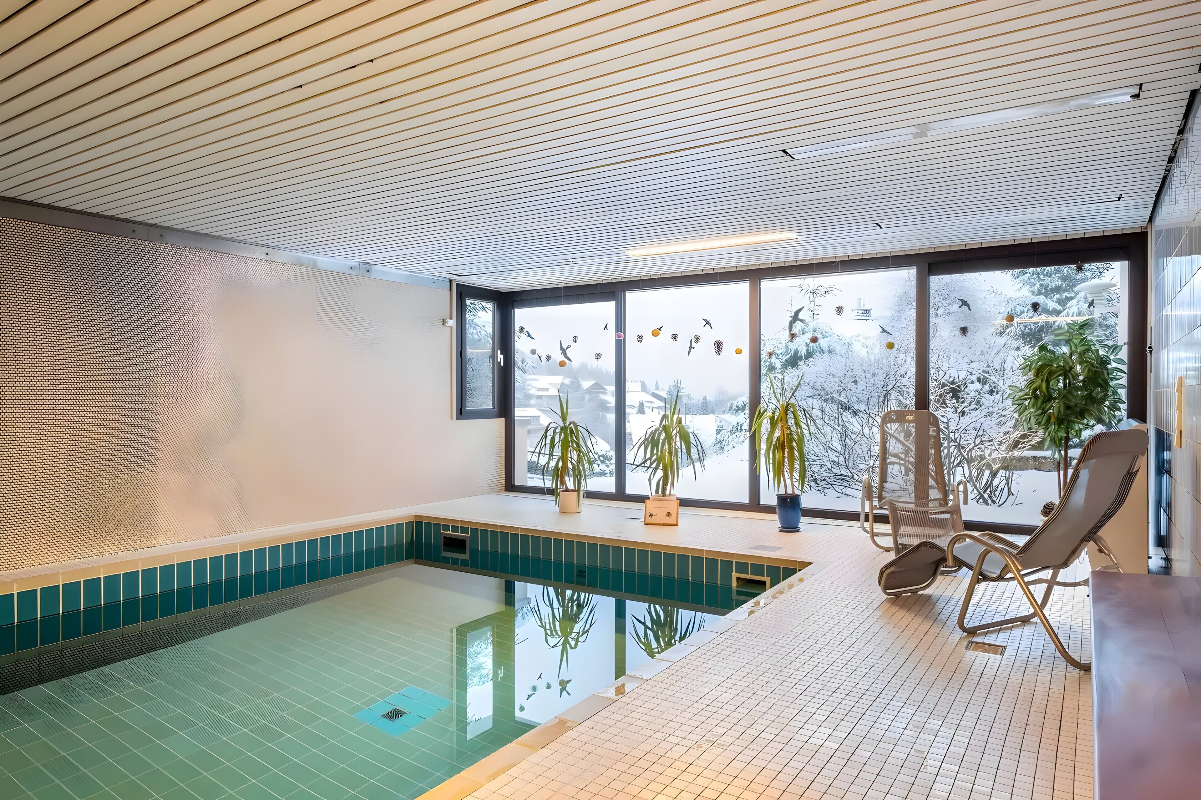 Indoor pool, a heated pool