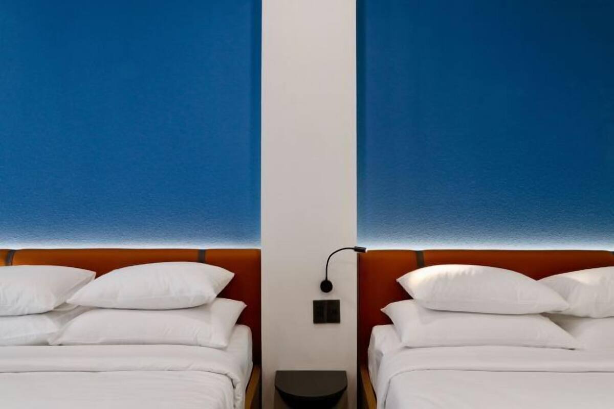 In-room safe, desk, laptop workspace, blackout curtains