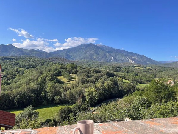 Vue depuis l’hébergement 