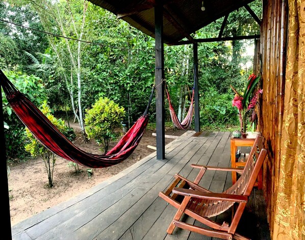 Økonomirom, hageutsikt | Terrasse/patio