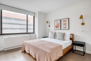 1 多间卧室、熨斗/熨衣板、WiFi、床单