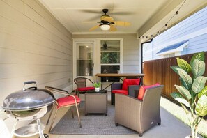 Outdoor dining - Pet-Friendly Retreat | Yard, Grill + Workspace (McKinney)