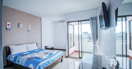 Double Room | Bed sheets. Anchalee Garden Hotel