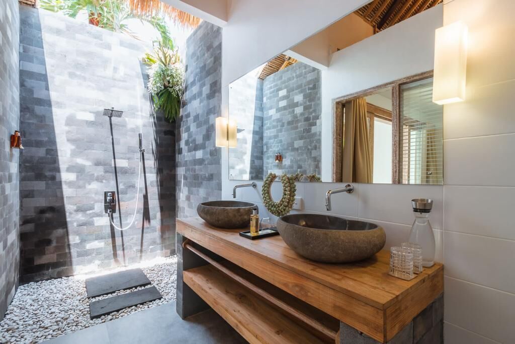 Villa Luxury, piscina privata, vista montagna | Bagno | Asciugacapelli, asciugamani