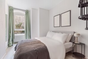 1 chambre, fer et planche à repasser, Wi-Fi, draps fournis