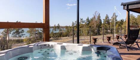 Bain à remous extérieur