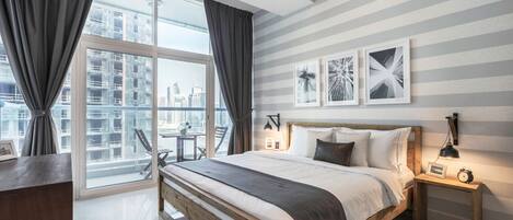 1 多间卧室、熨斗/熨衣板、WiFi、床单