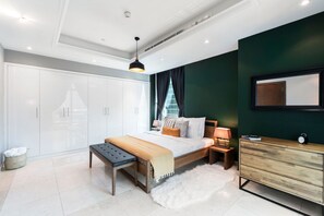 2 slaapkamers, een strijkplank/strijkijzer, wifi, beddengoed