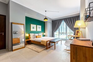 1 bedroom, iron/ironing board, WiFi, bed sheets - Blueground | Dubai Marina, pool, nr Marina (Dubai)