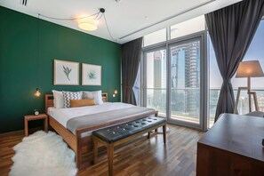 1 bedroom, iron/ironing board, WiFi, bed sheets - Blueground | DIFC, pool, nr Dubai Aquarium (Dubai)