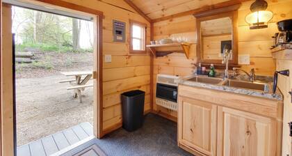 On-Site Trails to Mohican River: Tiny Home Retreat