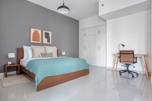 2 chambres, fer et planche à repasser, Wi-Fi, draps fournis