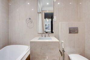 Hair dryer, towels