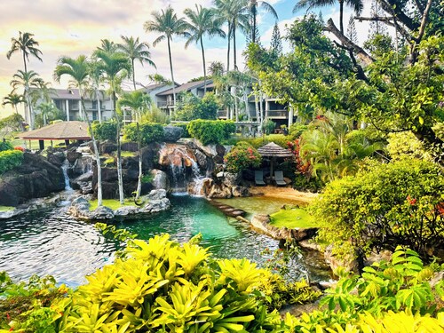 Tropical Paradise #8 at HBR, King Bed Studio with beach access, AC & kitchen