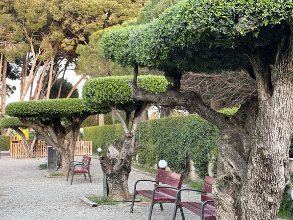 Overnatningsstedets område