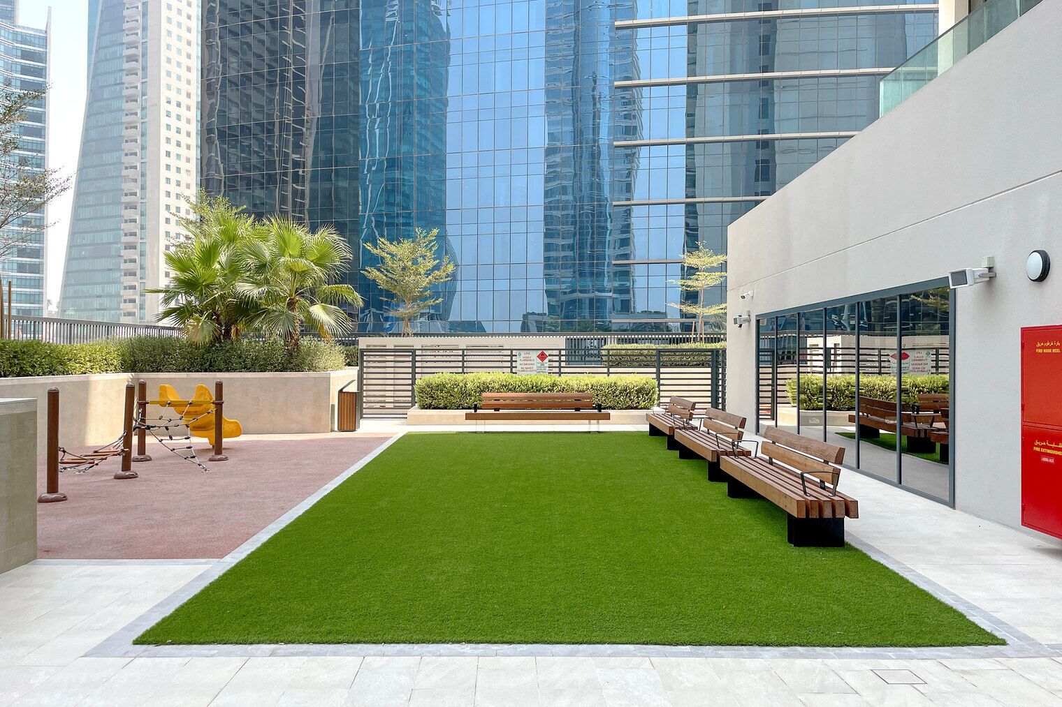 Terrein van de accommodatie