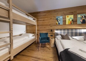 Chalet | 3 bilik tidur, cadar katil