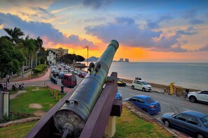 Pemandangan darat dari hartanah