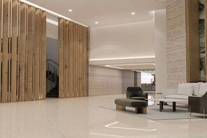 Interior - Blueground | DIFC, pool, nr Dubai Mall (Dubai)