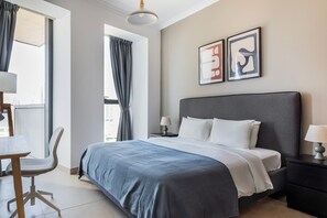 2 slaapkamers, een strijkplank/strijkijzer, wifi, beddengoed