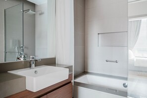 Hair dryer, towels