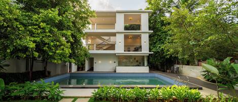 Façade de l’hébergement