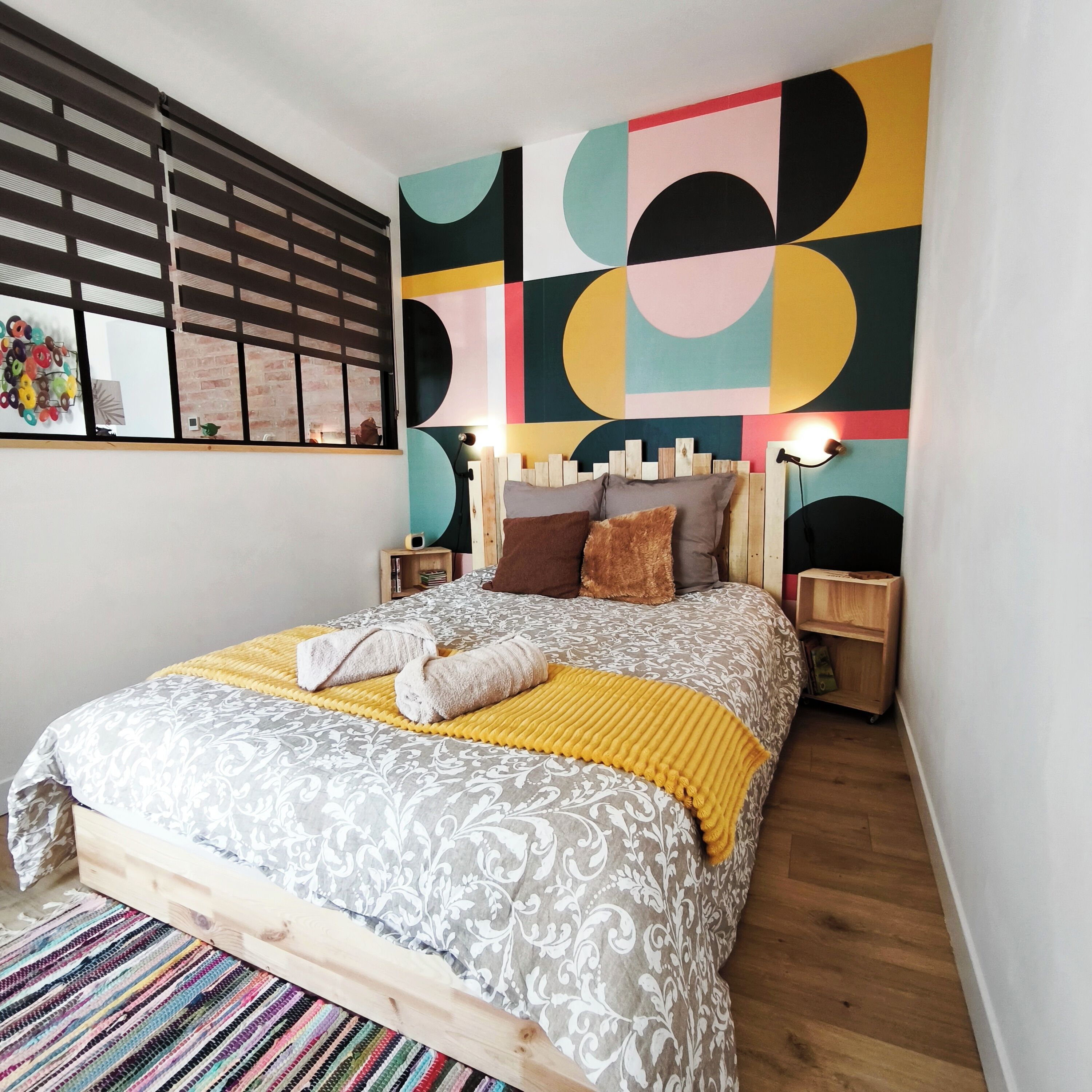 City Apartment, Garden View | Premium bedding, blackout drapes, iron/ironing board, free WiFi