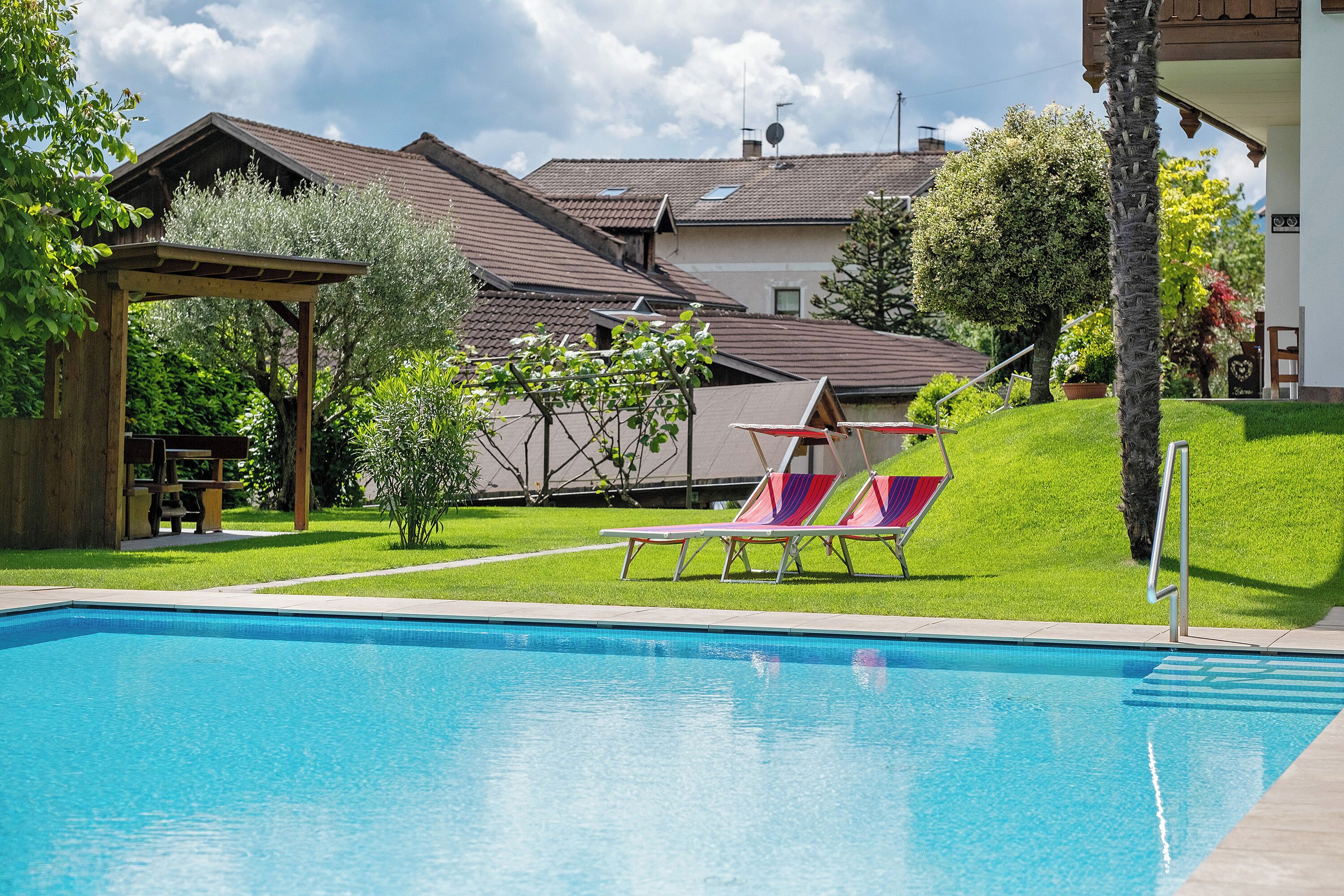 Et oppvarmet basseng