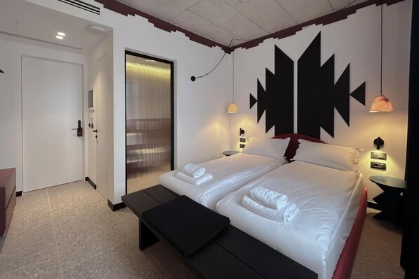 In-room safe, desk, soundproofing, free cribs/infant beds
