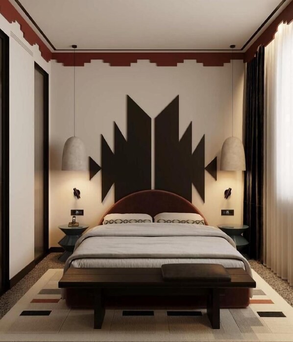 Premium bedding, down duvets, memory-foam beds, minibar - Bazaar Hotel  (Tirana)