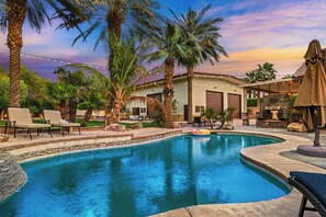 Pool - 41 Palms Estate by AvantStay | Indoor Pickleball, Pool, Hot Tub, Outdoor Kitchen (Bermuda Dunes)